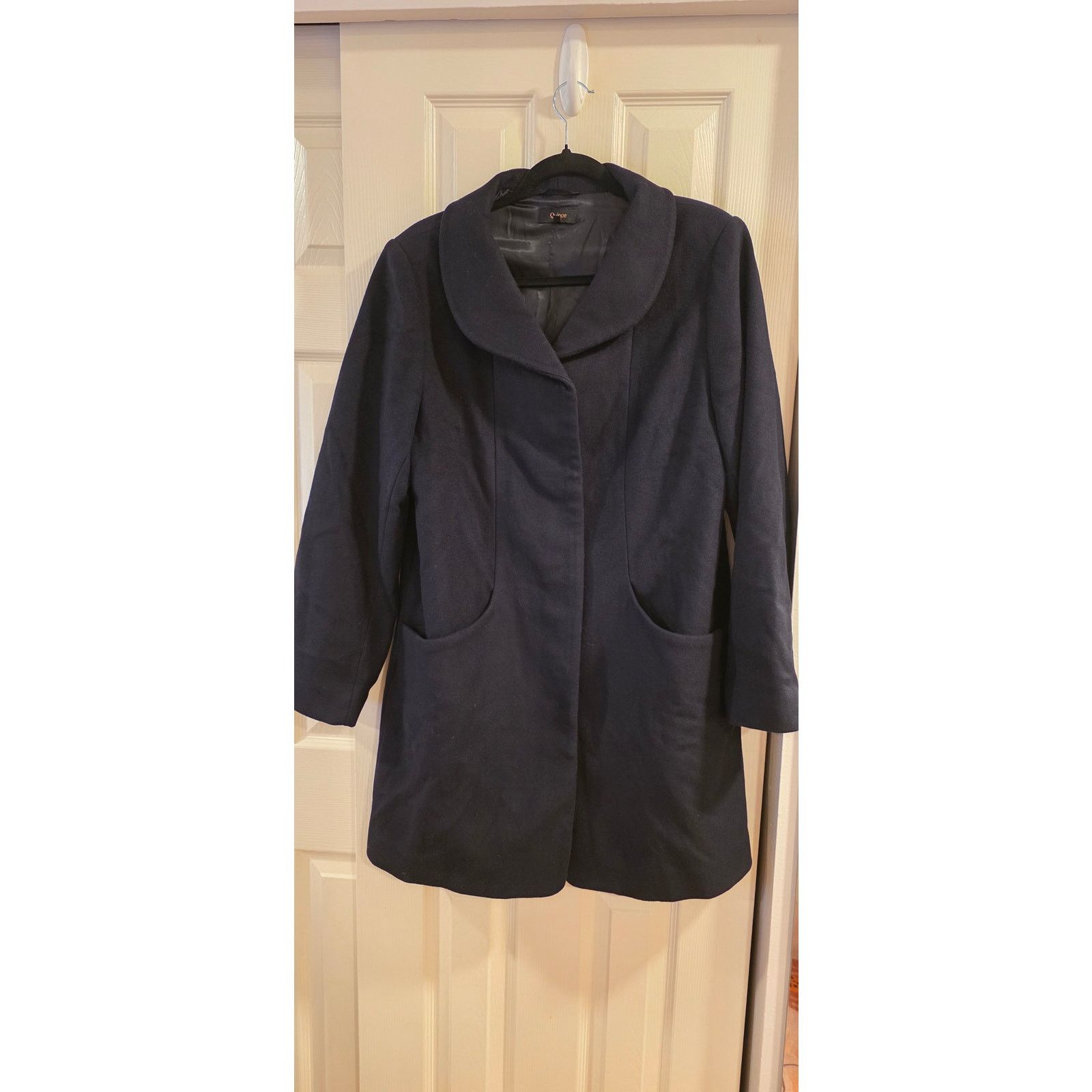 Quince Quince Wool Cocoon Coat Cadet Blue Size S NWT Size S / US 4 / IT 40 - 6 Thumbnail
