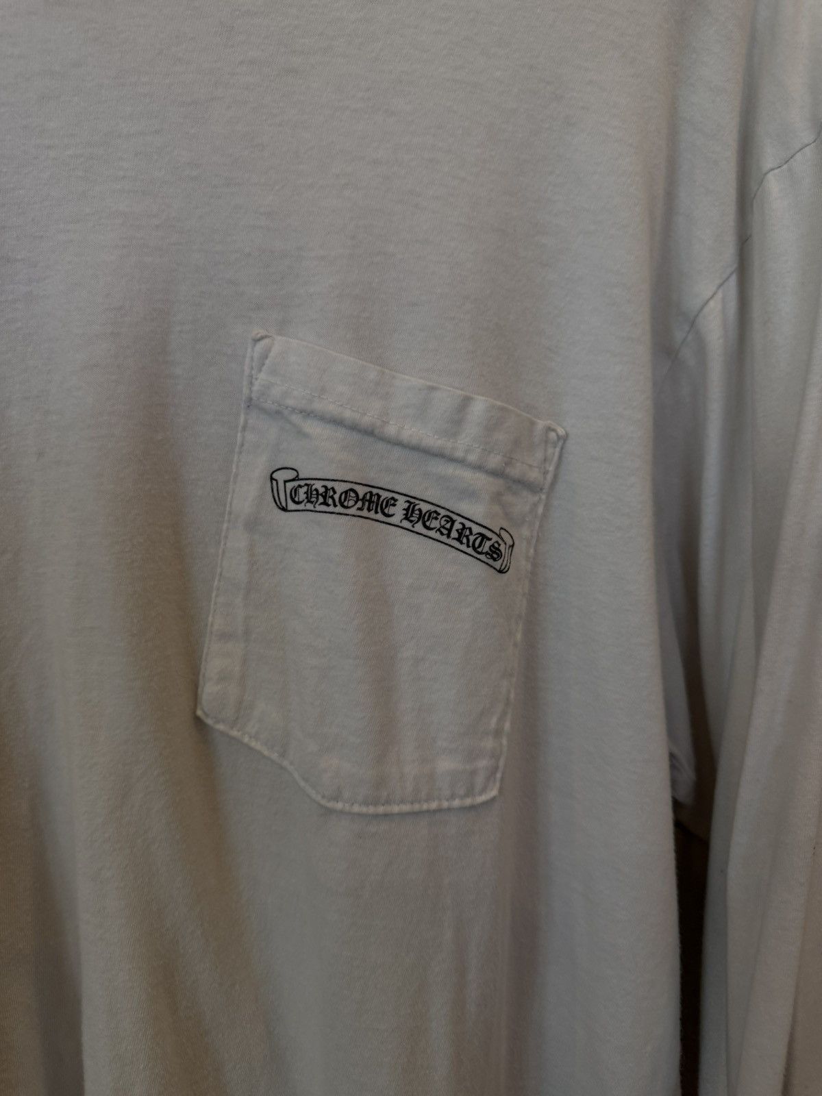 Chrome Hearts Chrome Hearts Long Sleeve T-Shirt Script Size US XL / EU 56 / 4 - 2 Thumbnail