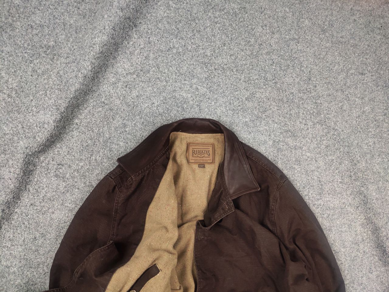 Vintage Redskins Territoire Vintage 80's Work Style USA Lined Jacket Size US XL / EU 56 / 4 - 2 Thumbnail