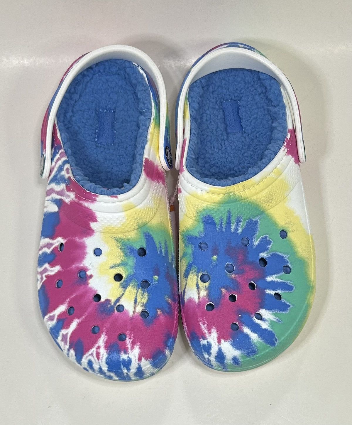 Crocs Size 6 - Girls Crocs Classic Lined Clogs 206683-4SO Boys 7.5 Size US 6 / IT 36 - 3 Thumbnail
