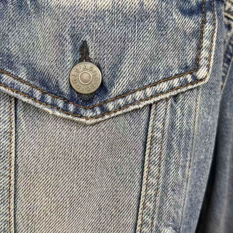 Other Acne Studios Washed denim silhouette denim jacket Size S / US 4 / IT 40 - 3 Thumbnail
