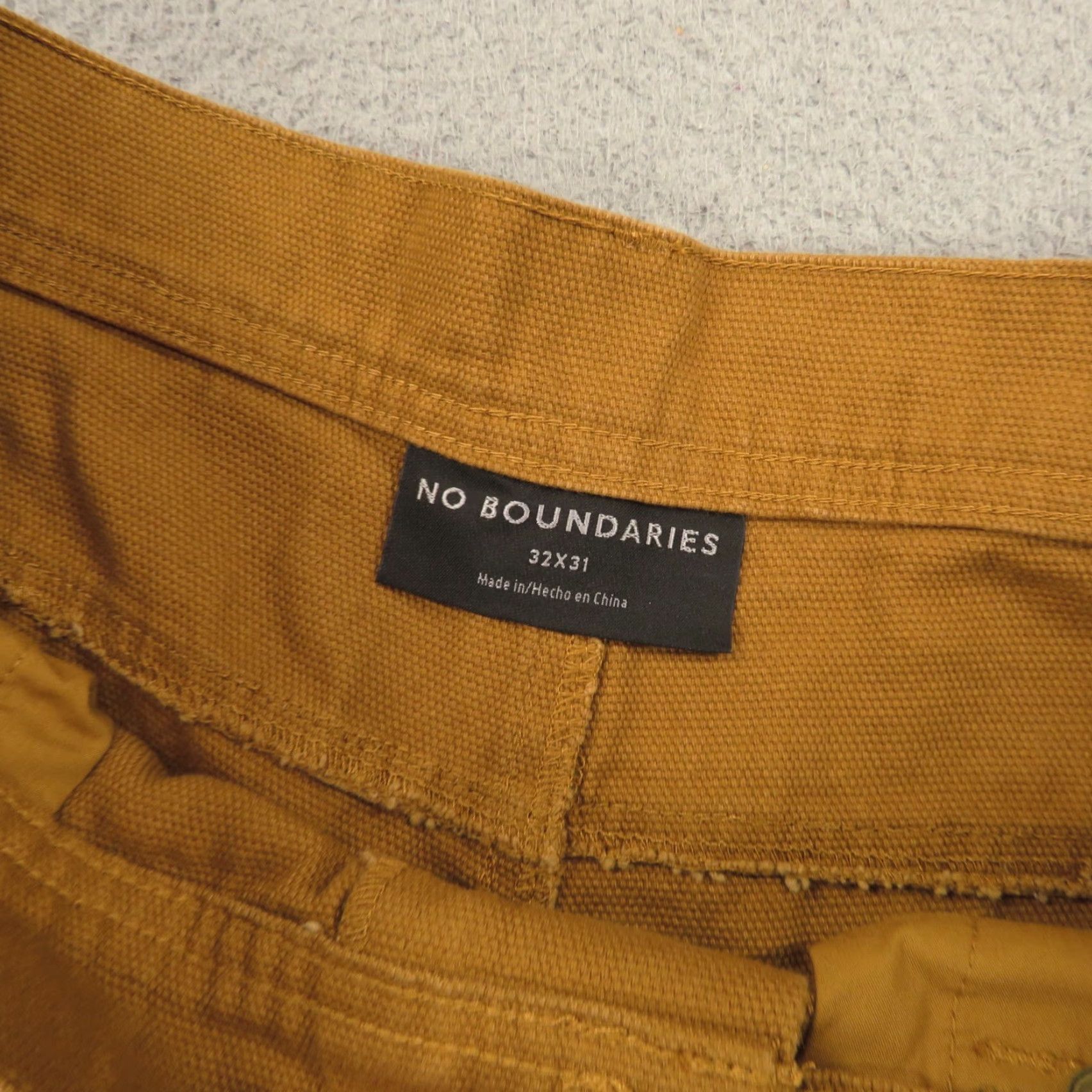 Vintage VINTAGE No Boundaries Baggy Pants Men 32 Carpenter 10 Leg Opening Wide-Leg Canvas Brown 90s Grunge Casual Workwear Mens Size US 32 / EU 48 - 7 Thumbnail