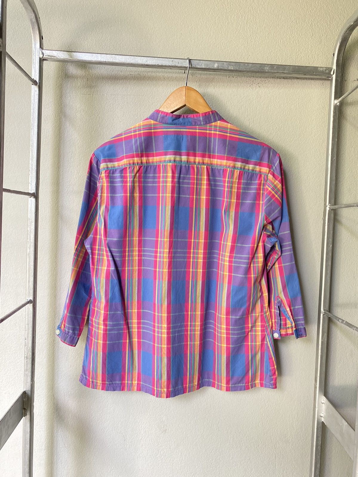45rpm 45rpm plaid purple shirt Size M / US 6-8 / IT 42-44 - 2 Thumbnail
