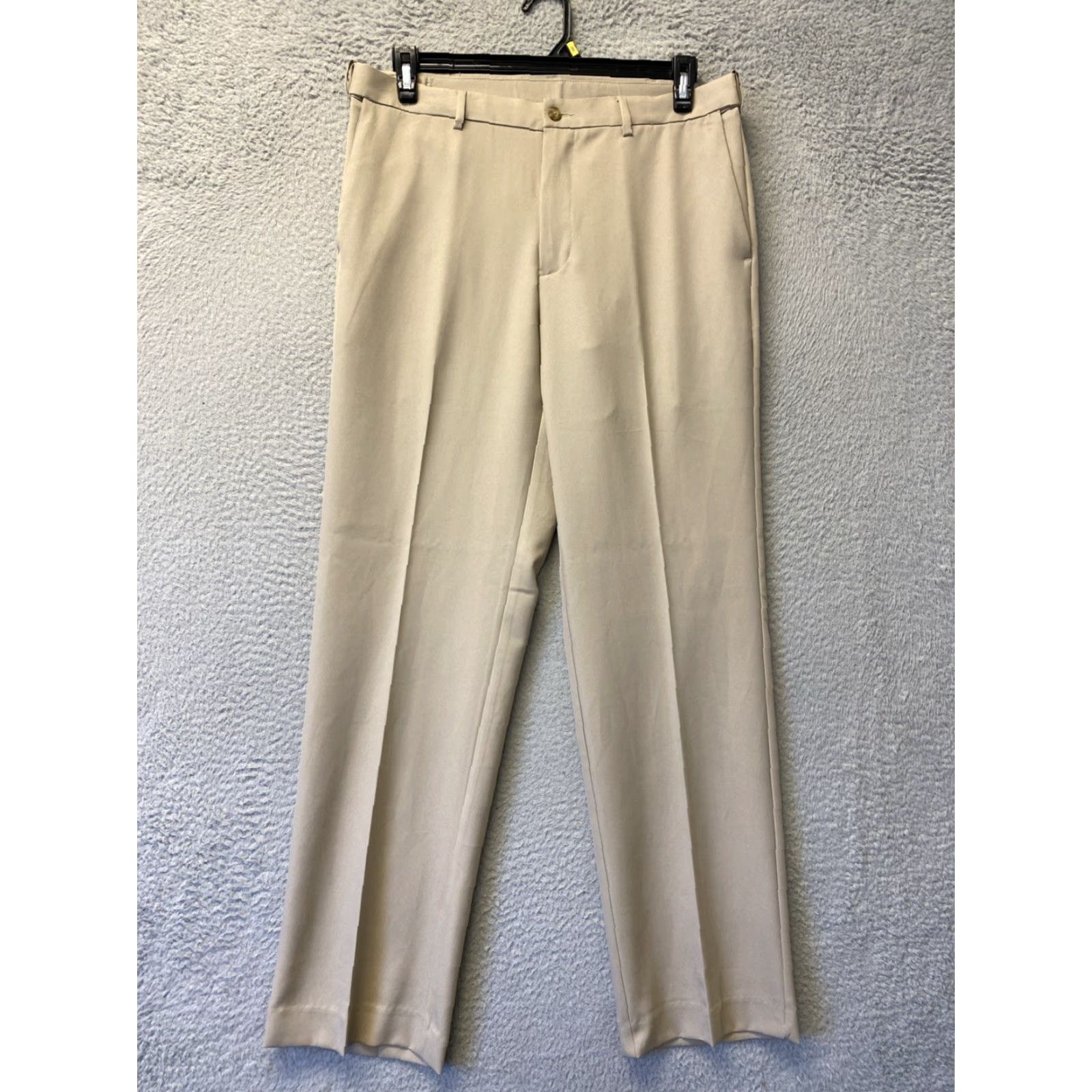 PGA Tour PGA Tour Golf Pants Mens 34x33 Khaki Expandable Waist Polyester NWOT Size US 34 / EU 50 - 3 Thumbnail