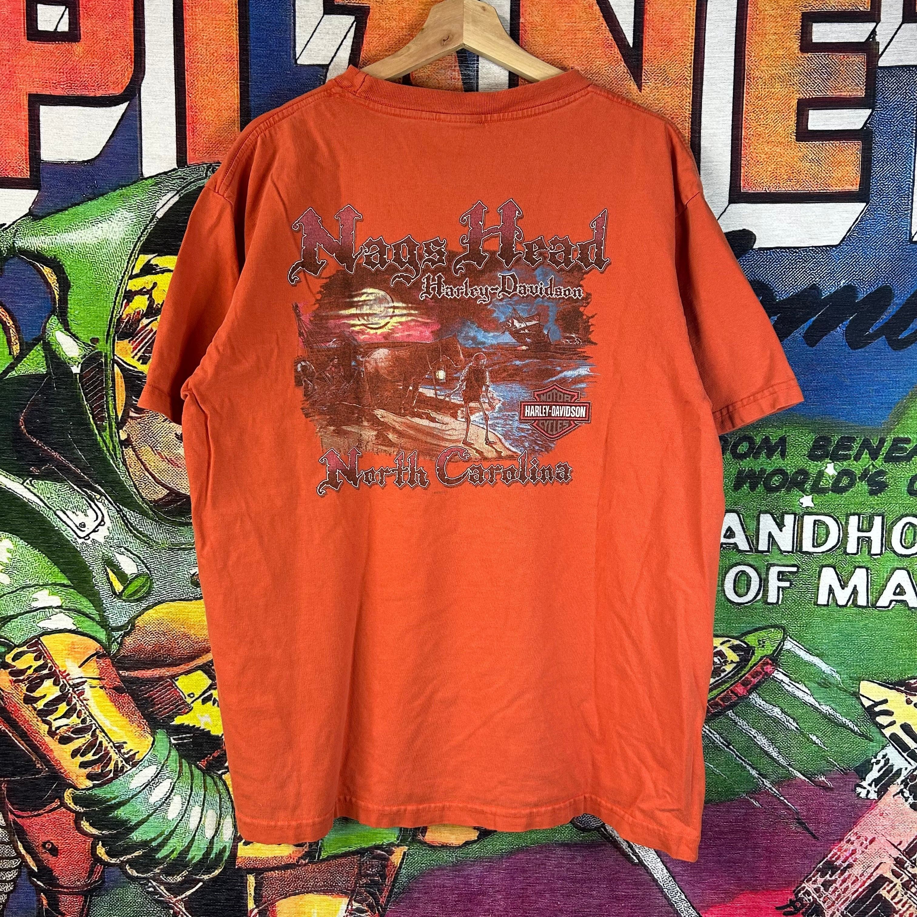 Harley Davidson Harley Davidson North Carolina Pocket Tee Size Large Size US L / EU 52-54 / 3 - 2 Thumbnail