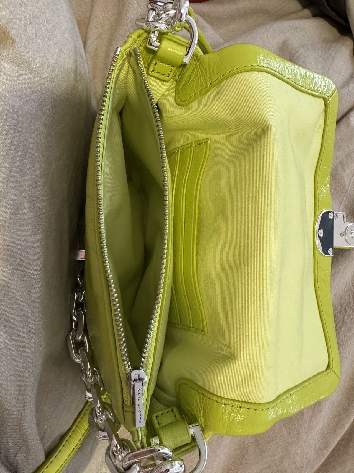 Marc Jacobs Marc Jacobs Green Mini 'J Marc Pillow' Bag Size ONE SIZE - 5 Thumbnail