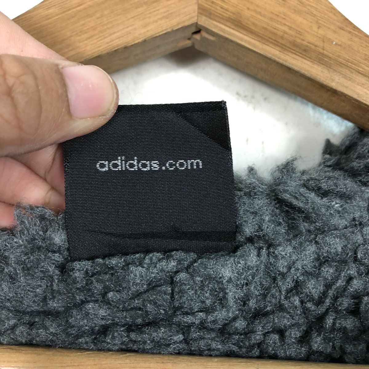 Adidas 🔥VINTAGE LONG JACKET ADIDAS BIG LOGO BLANKET Size US L / EU 52-54 / 3 - 21 Thumbnail