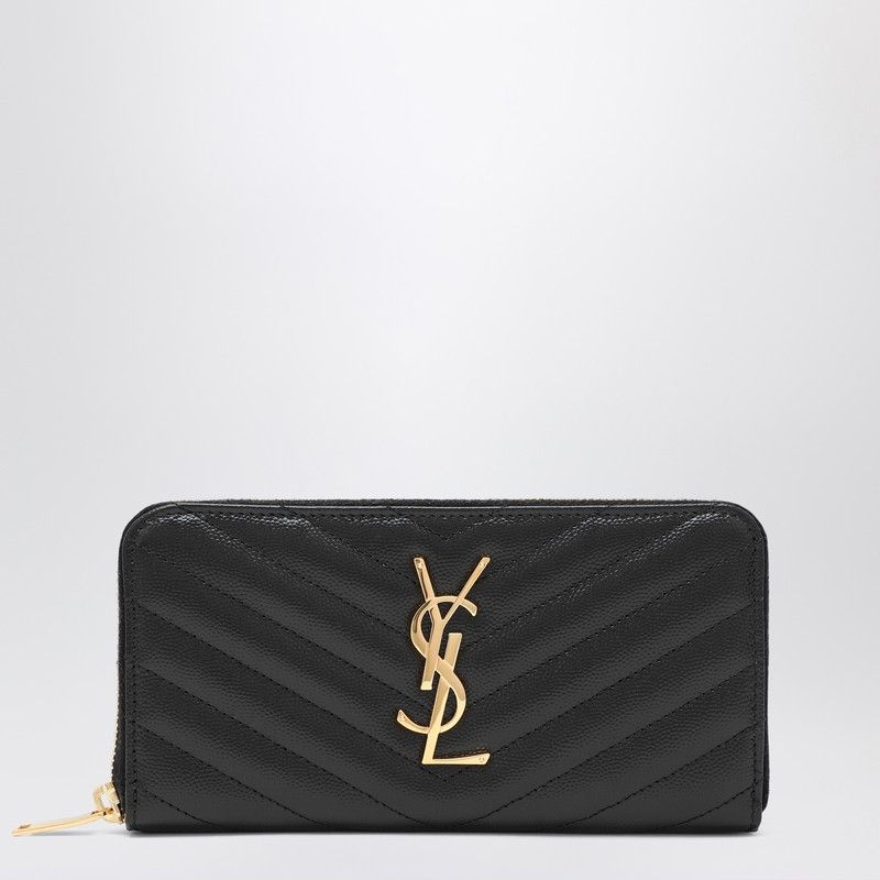 Saint Laurent Paris Saint Laurent Black Cassandre Matelasse Wallet Size ONE SIZE - 1 Thumbnail