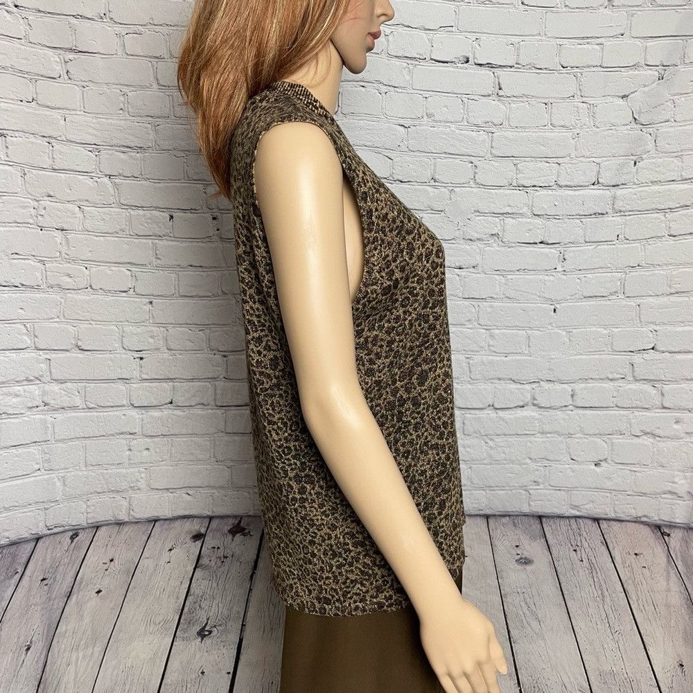 Other Kathie Lee Collection Animal Print Knit Top Size L Size L / US 10 / IT 46 - 8 Thumbnail