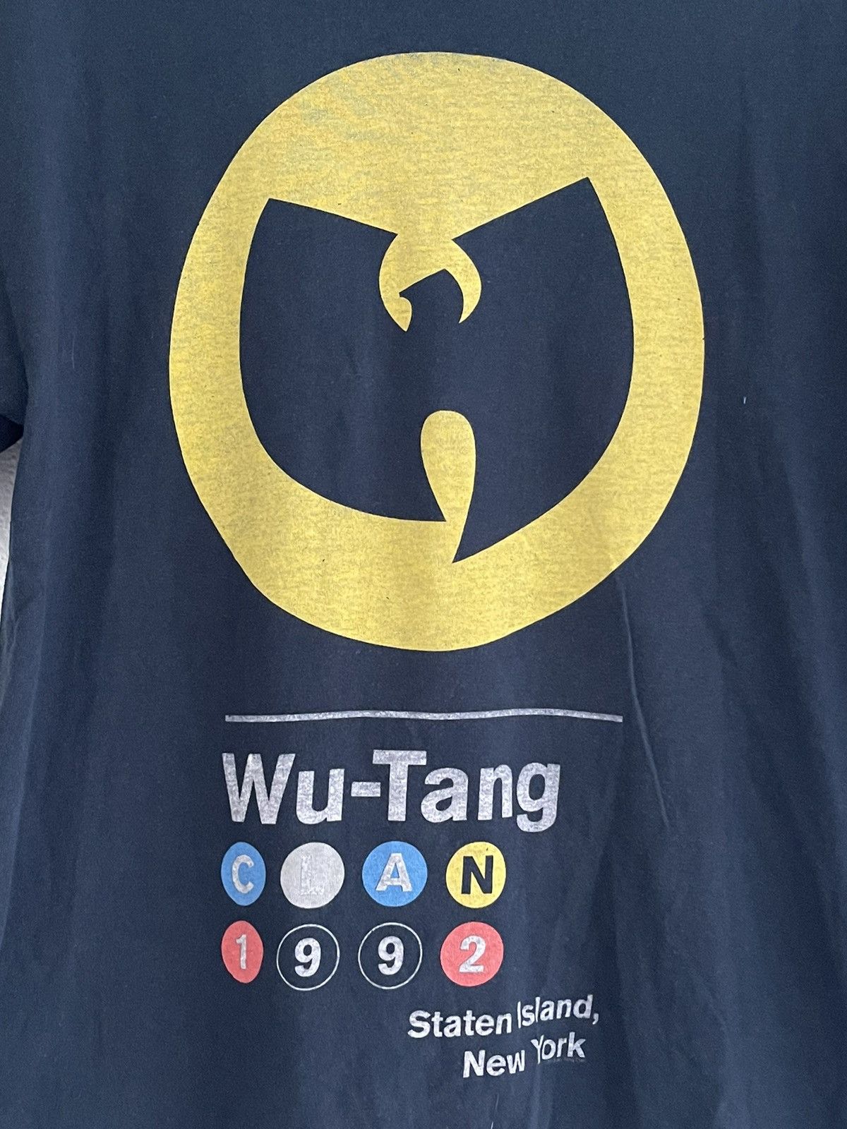 Vintage × Wu-Tang Clan Wu Tang Clan Staten Island Subway Parody T Shirt Size US L / EU 52-54 / 3 - 3 Thumbnail