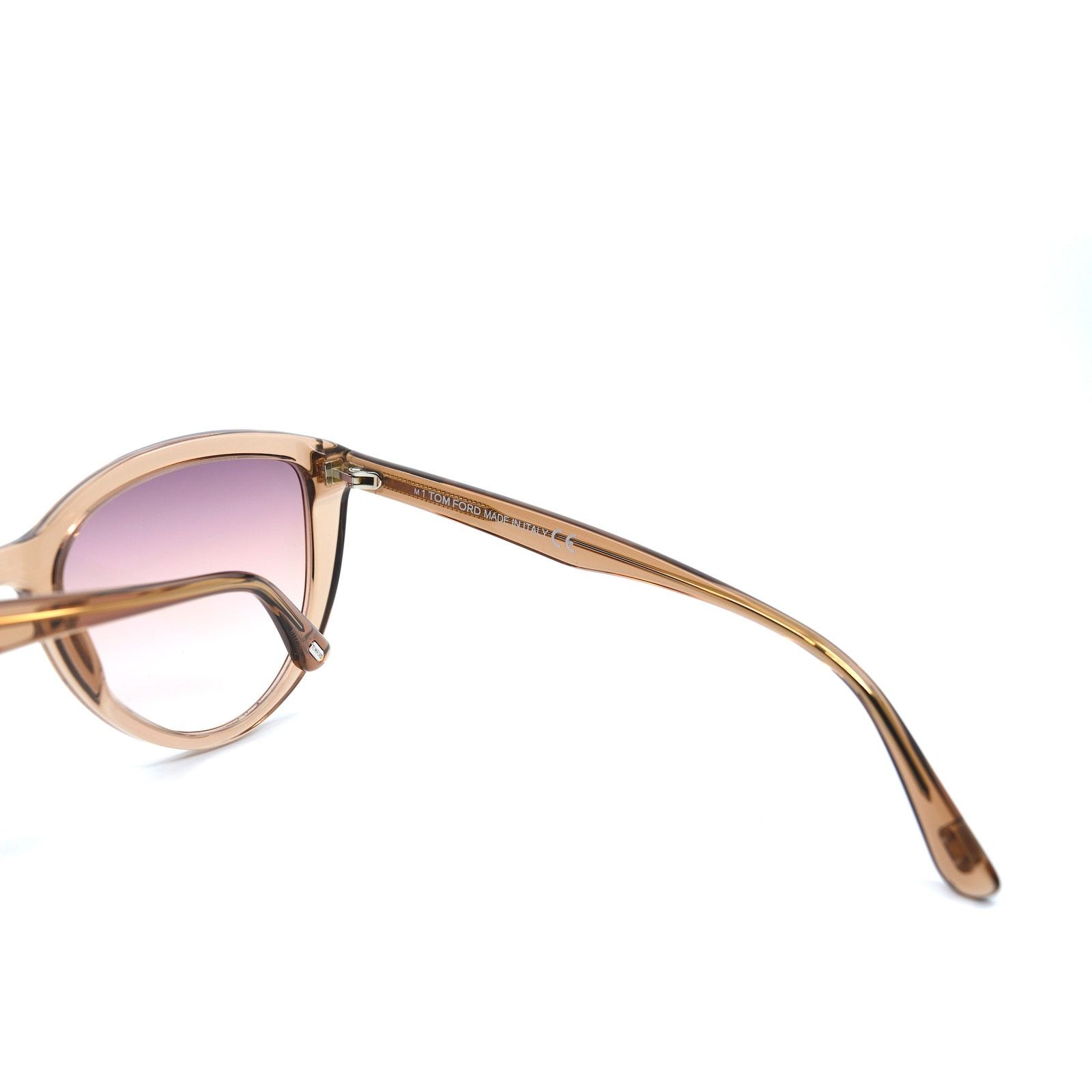 Tom Ford TOM FORD ISABELLA-0 TF915 45G PEACH PINK GRADIENT SUNGLASSES Size ONE SIZE - 9 Thumbnail