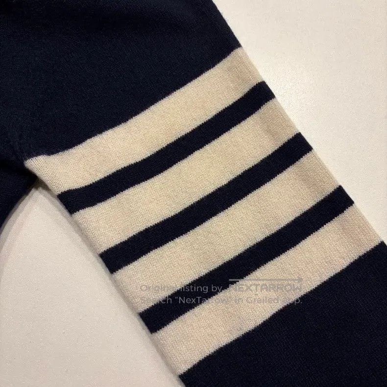 Thom Browne Thom Browne Navy Cashmere Knit Sweater Size US S / EU 44-46 / 1 - 5 Thumbnail