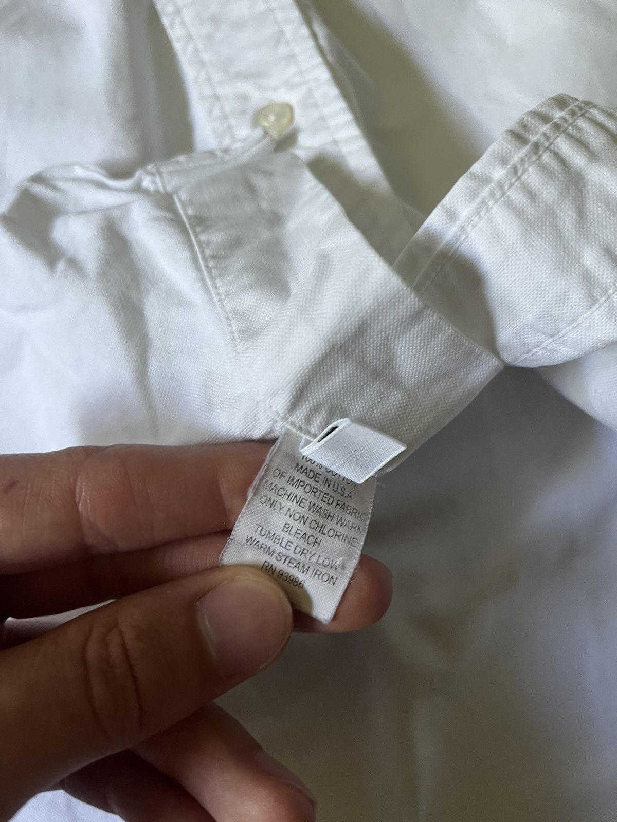 Thom Browne Thom Brown white button up shirt cotton Size US L / EU 52-54 / 3 - 14 Thumbnail