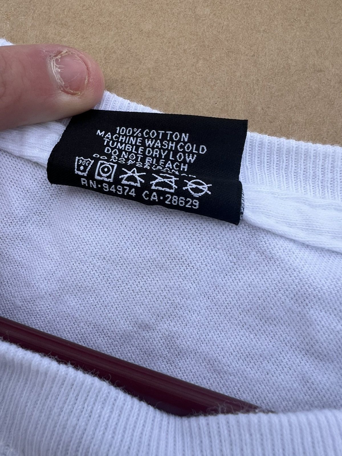 Off-White Stussy Virgil Abloh I Support Young Black Businesses Tee Size US L / EU 52-54 / 3 - 6 Thumbnail