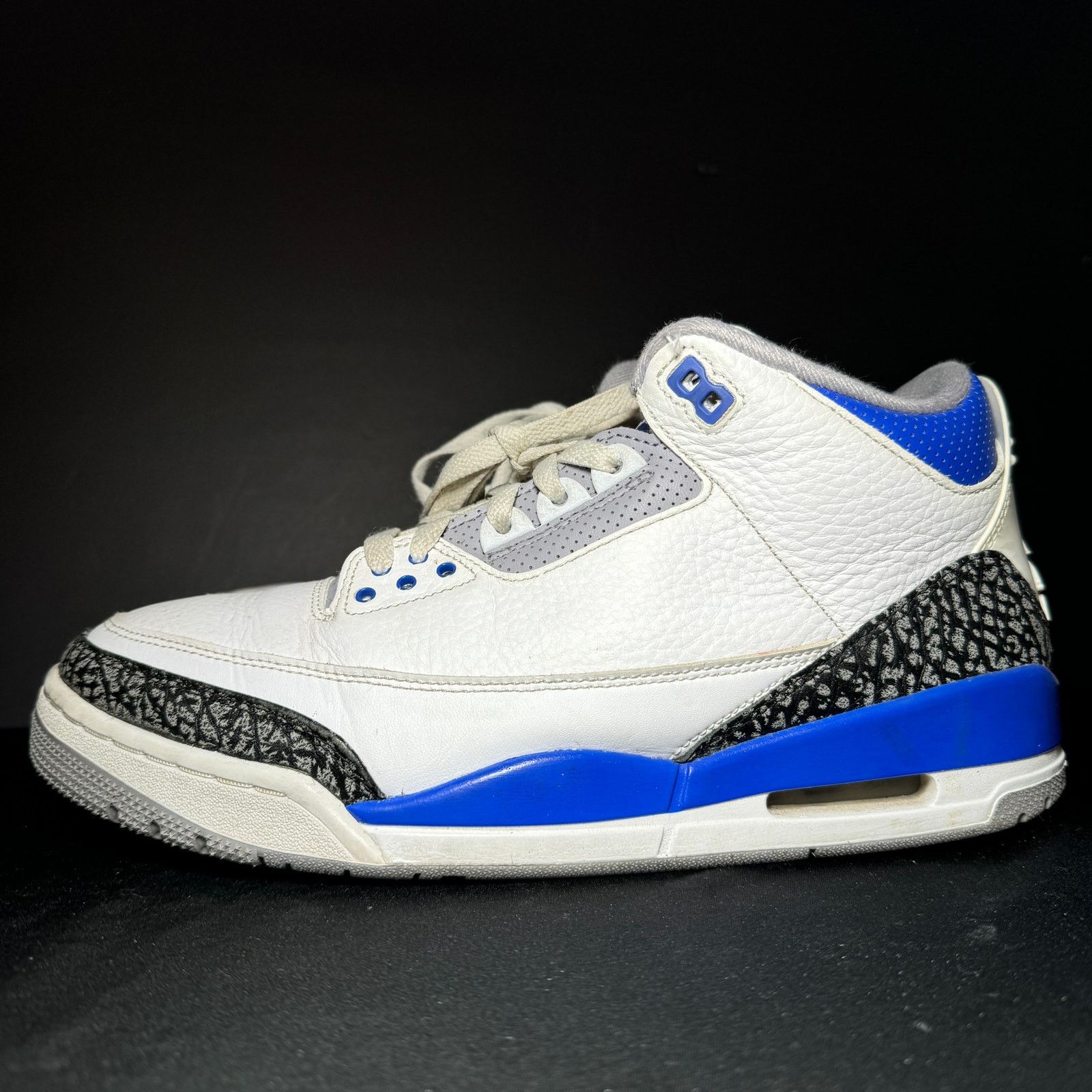 Jordan Brand × Nike Nike Air Jordan 3 Retro Racer Blue Men's Shoes - Size 10.5 Size US 10.5 / EU 43-44 - 1 Thumbnail