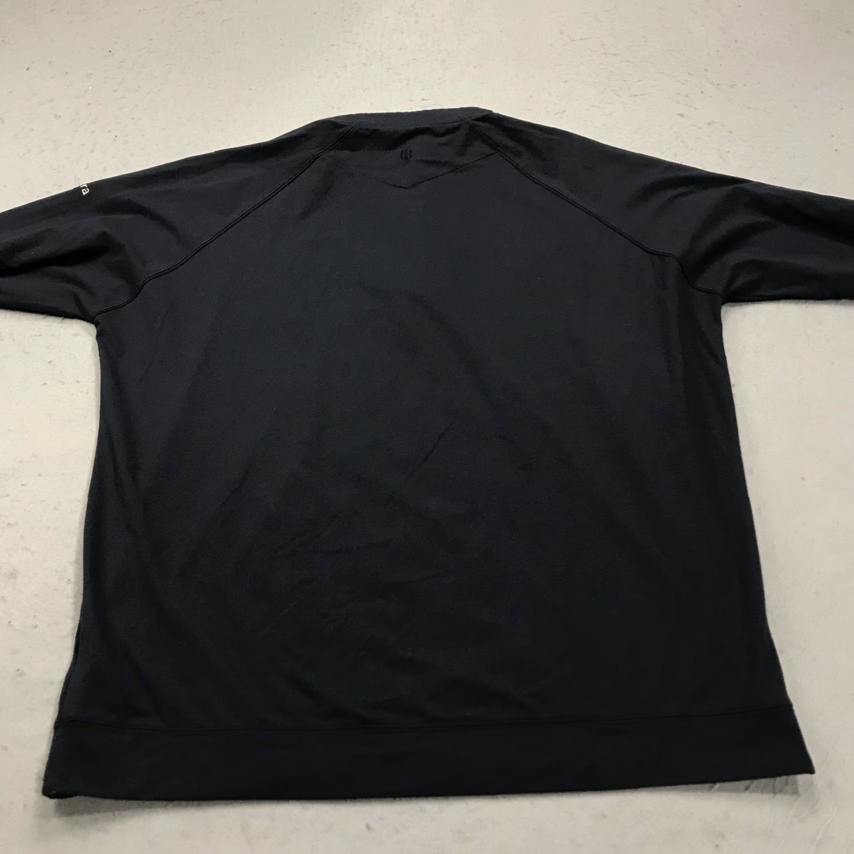 Vintage Holderness & Bourne Jacket Mens XL Black Solid Fit 1/4 Zip The Westland Golf Size US XL / EU 56 / 4 - 7 Thumbnail