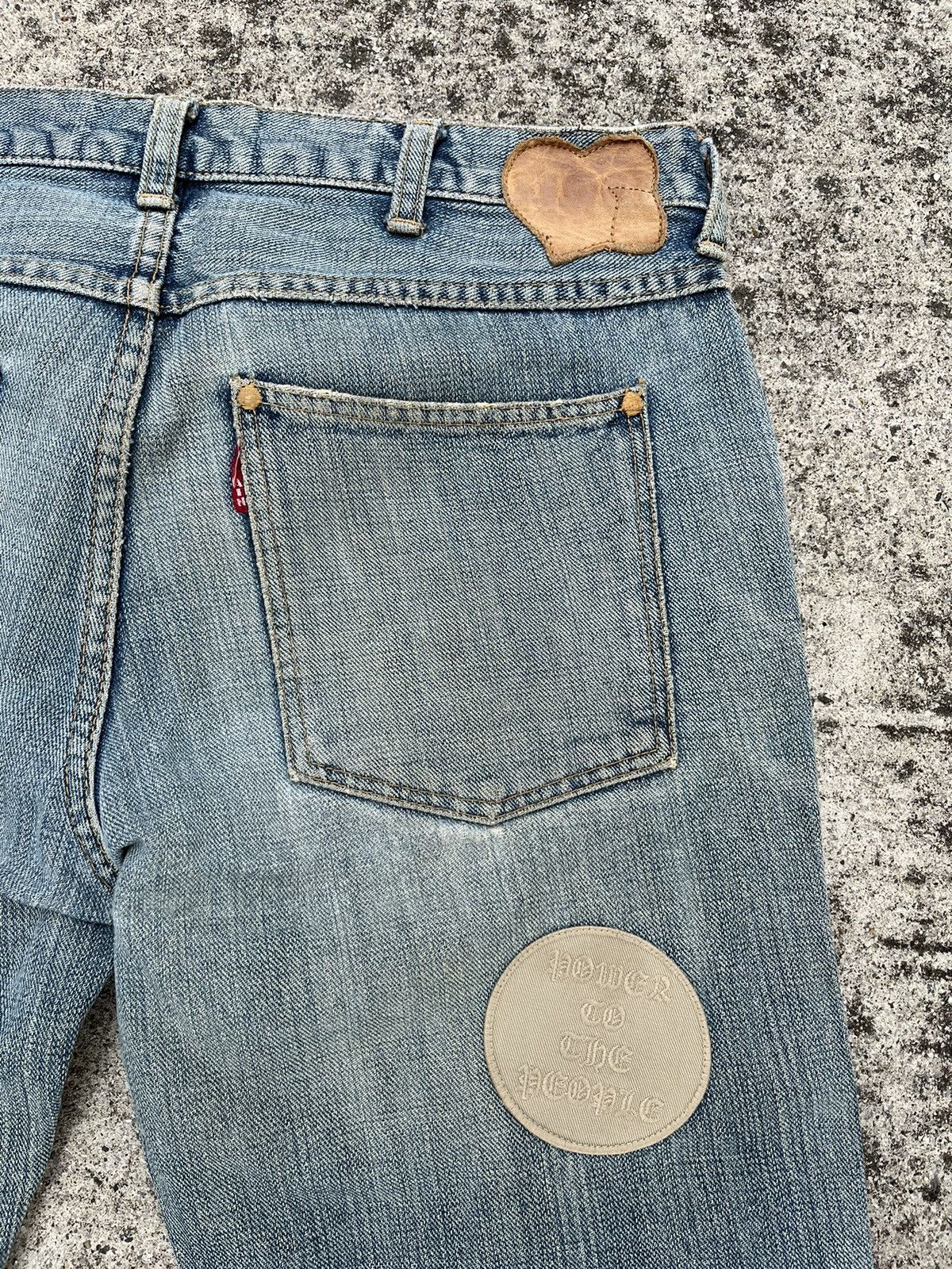 Number (N)ine Number nine patch denim Kurt Cobain archive y2k Size US 30 / EU 46 - 5 Thumbnail