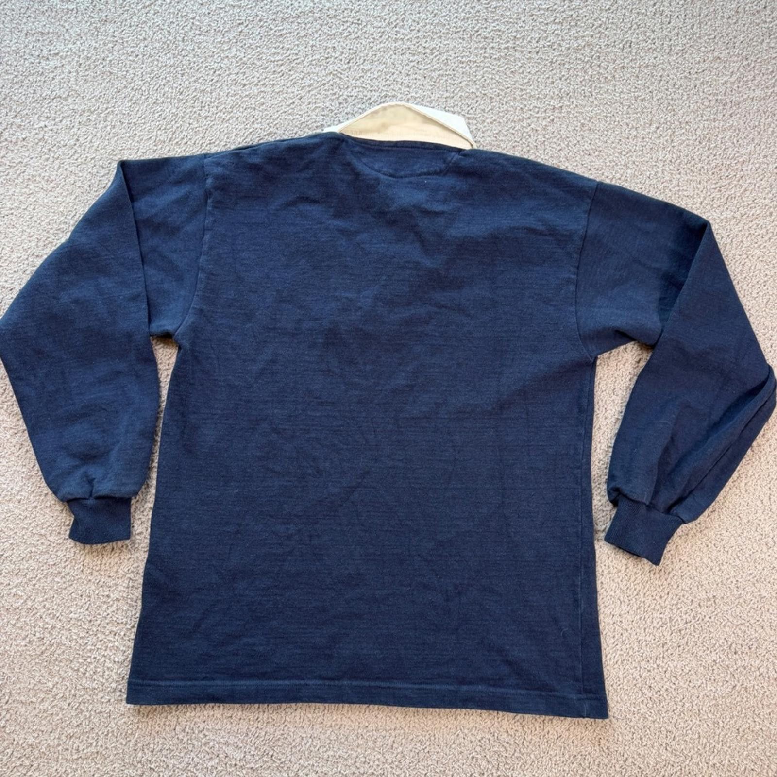 Other Vintage US Rugby Halbro Rugby Shirt Men Made in Canada Navy Size US S / EU 44-46 / 1 - 3 Thumbnail