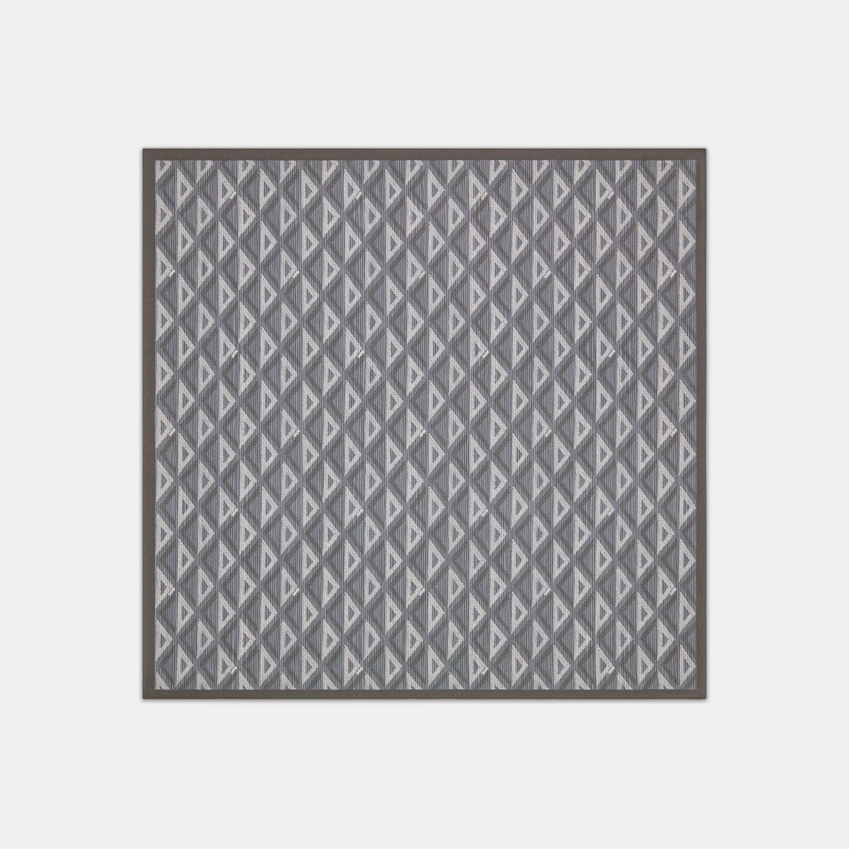 Dior o1bcso1str1224 Size:OS/ CD Diamond Bandana in Grey Silk Size ONE SIZE - 1 Thumbnail