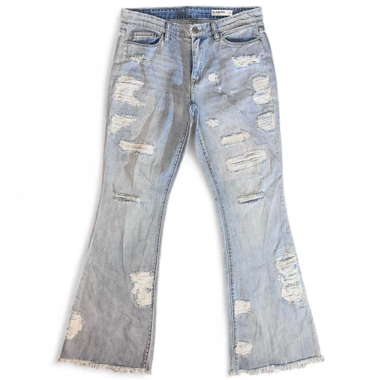 BLANKNYC BLANKNYC cosmic flare sz 31 Lightwash distressed bootcut Size 31" - 1 Thumbnail