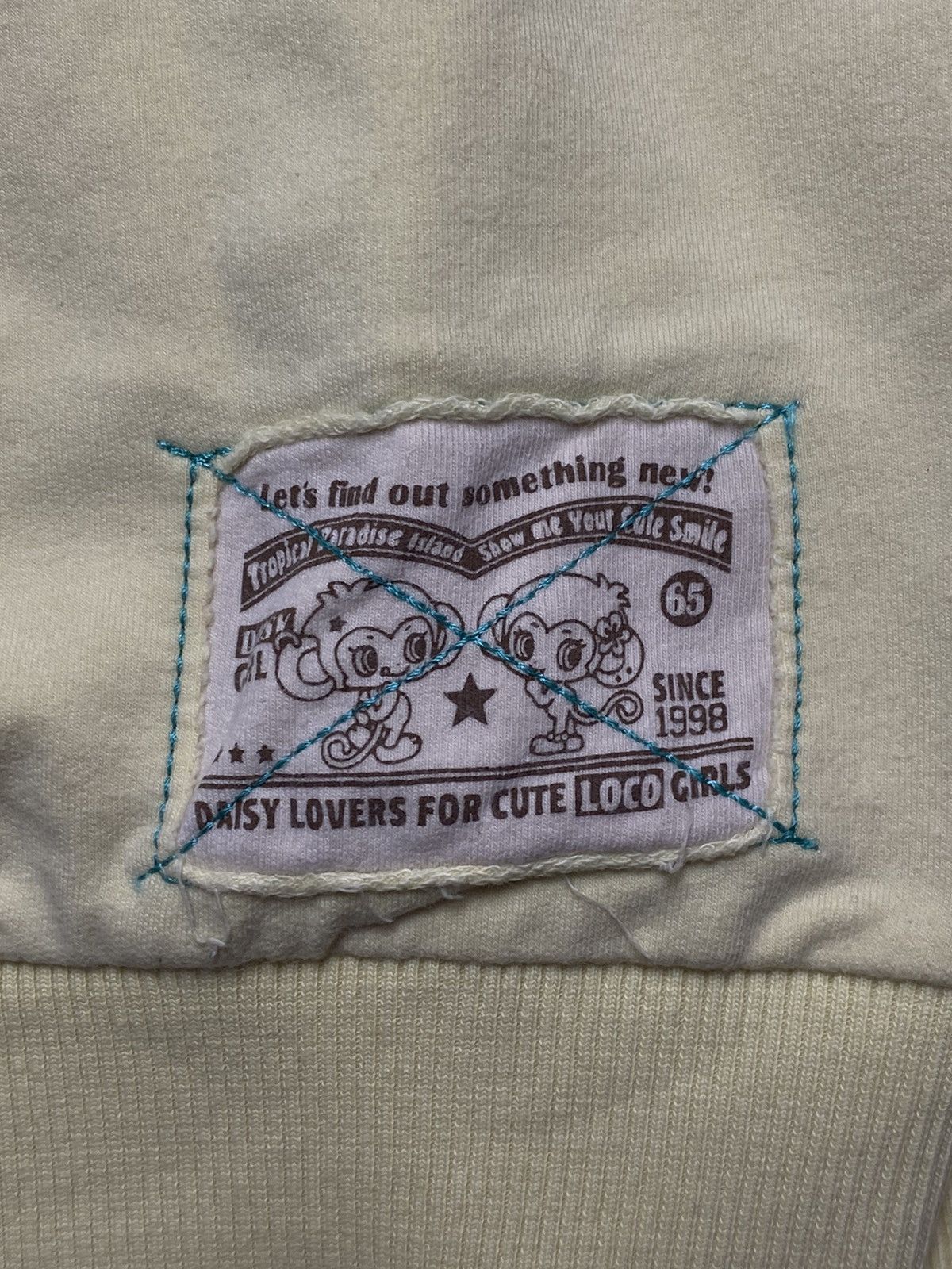 Japanese Brand 2000s Daisy Lovers - Puff Sherpa Patch Hoodie Size M / US 6-8 / IT 42-44 - 9 Thumbnail