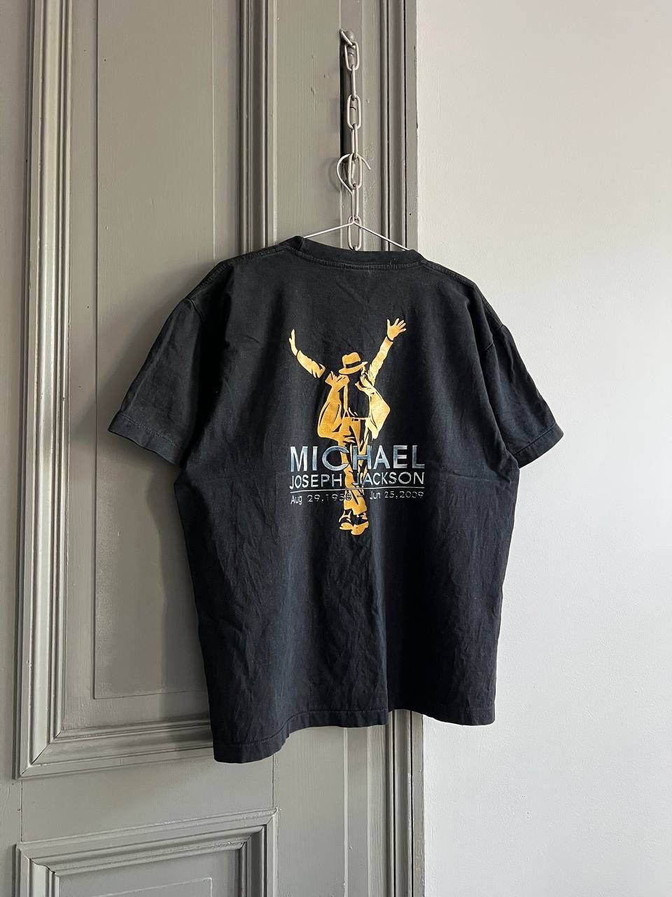 Band Tees Vintage Single Stitch 1958-2009 Michael Jackson King Of Pop Size US XL / EU 56 / 4 - 6 Thumbnail