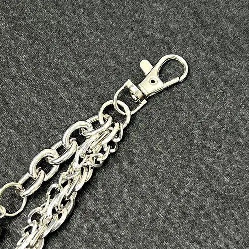 Jewelry Tomomi x Ayumi 3 layers Punk Long Metal Wallet Belt Chain Size ONE SIZE - 3 Thumbnail
