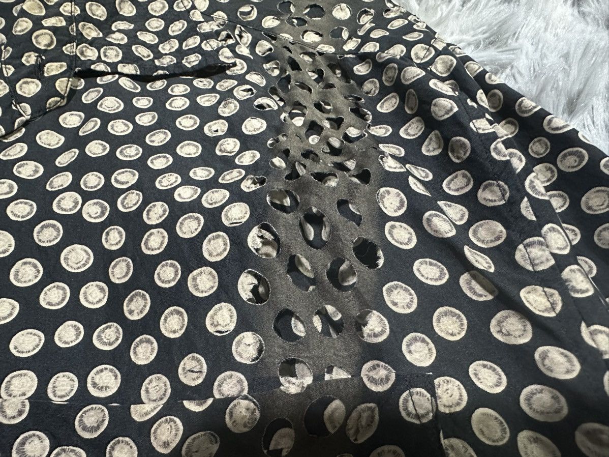 Japanese Brand 🔥Vintage Uniqlo Dot Perforated Shirt Y’s Cdg Jpg Style Size US M / EU 48-50 / 2 - 6 Thumbnail