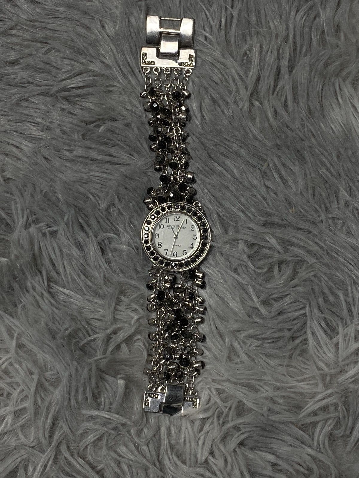 Japanese Brand × Jewelry × Vintage White Black House Market Bracelet Watch Japanese Brand Size ONE SIZE - 5 Thumbnail
