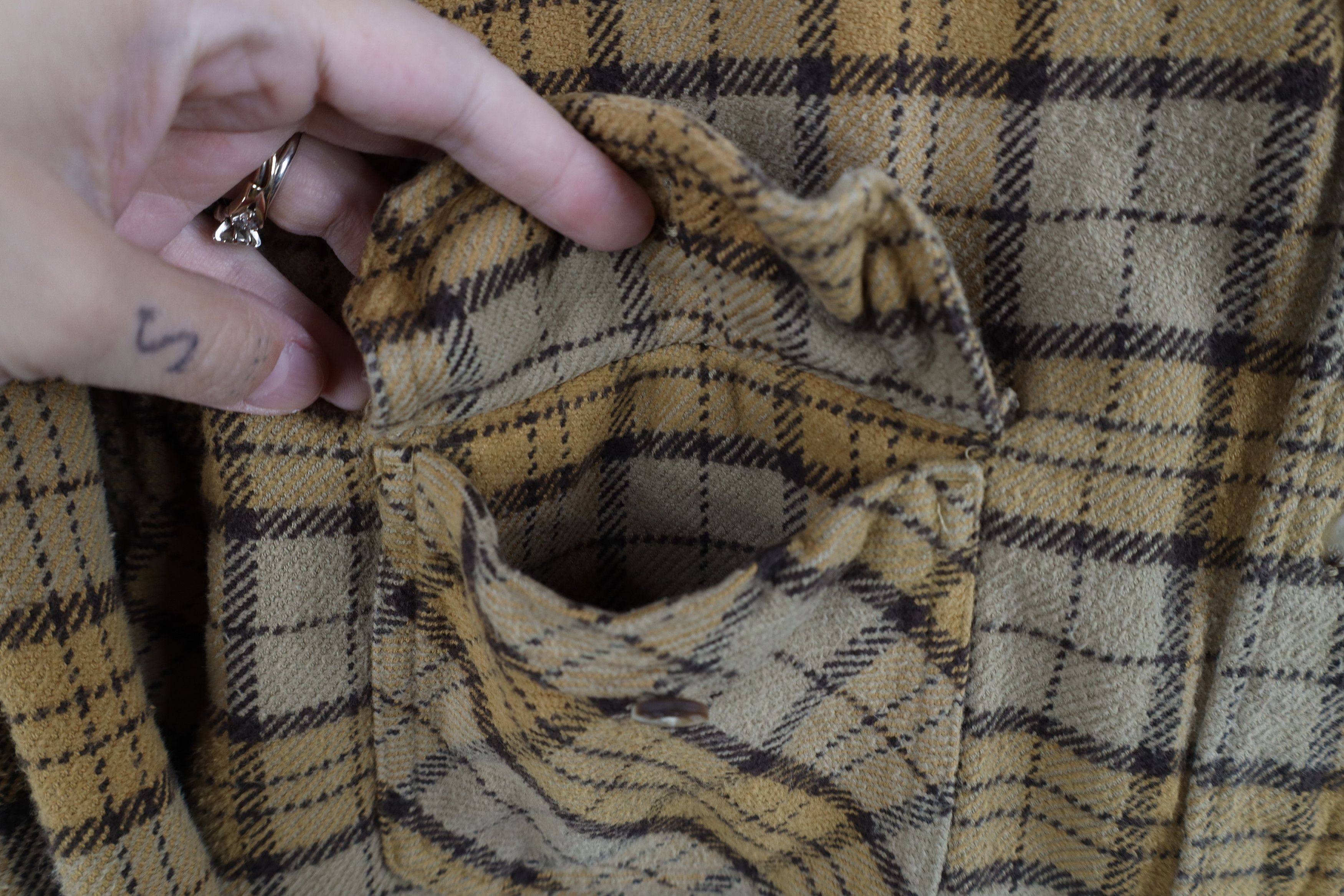 Vintage Vintage 90s Streetwear Flannel Button Shirt Plaid Size US XL / EU 56 / 4 - 6 Thumbnail