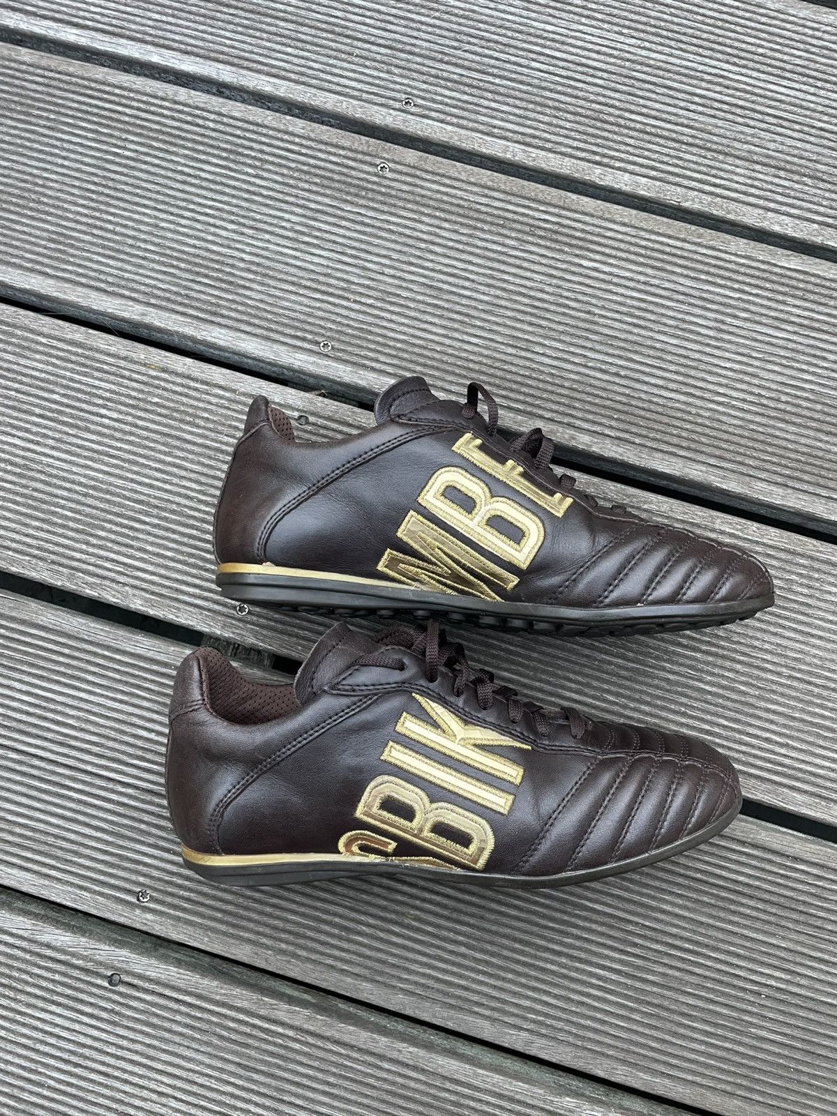 Dirk Bikkembergs Dirk Bikkembergs Leather Sneakers Size US 8 / IT 38 - 3 Thumbnail