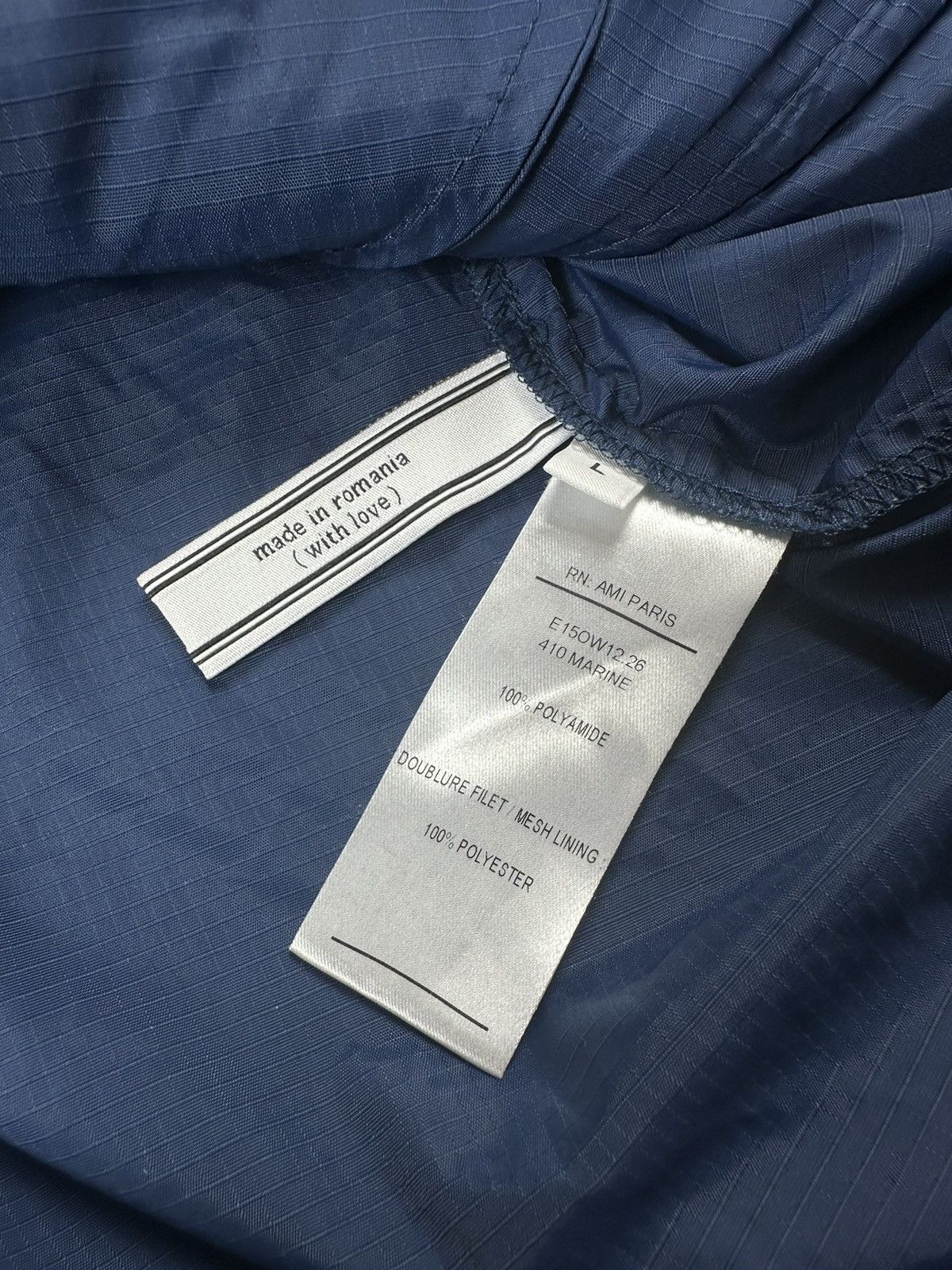 AMI Blue Ami Premier Baiser Light Jacket Size L Size US L / EU 52-54 / 3 - 9 Thumbnail