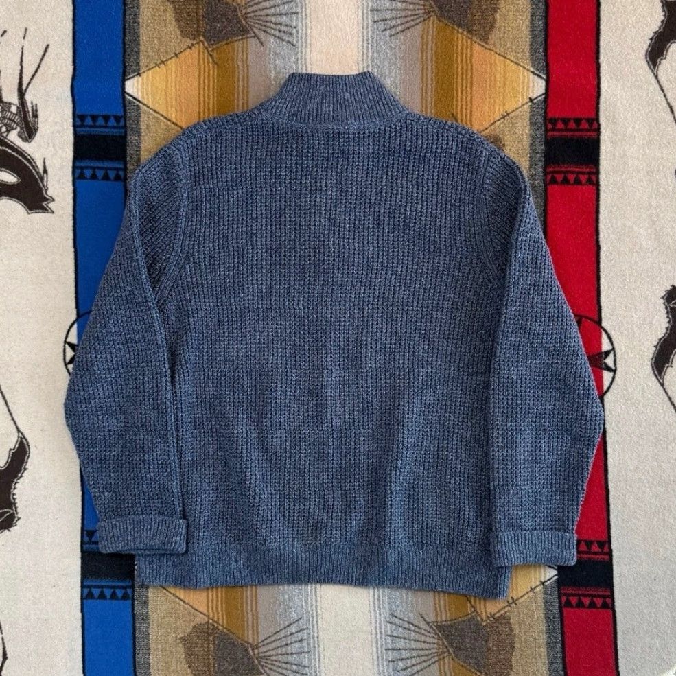 Vintage VINTAGE L.L. Bean Pullover Knit Sweater 1/4 Zip Size XL Men’s Blue Long Sleeve Size US XL / EU 56 / 4 - 4 Thumbnail