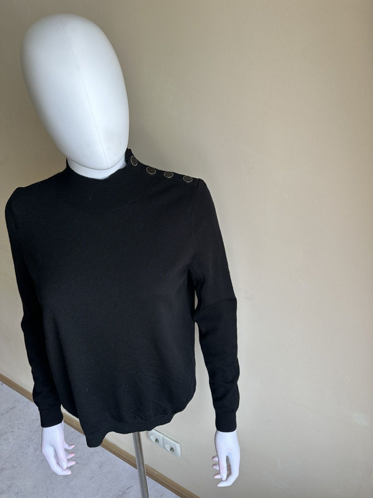Sezane sweaters women La Maille Sezane Paris size M Black Italy Size M / US 6-8 / IT 42-44 - 3 Thumbnail