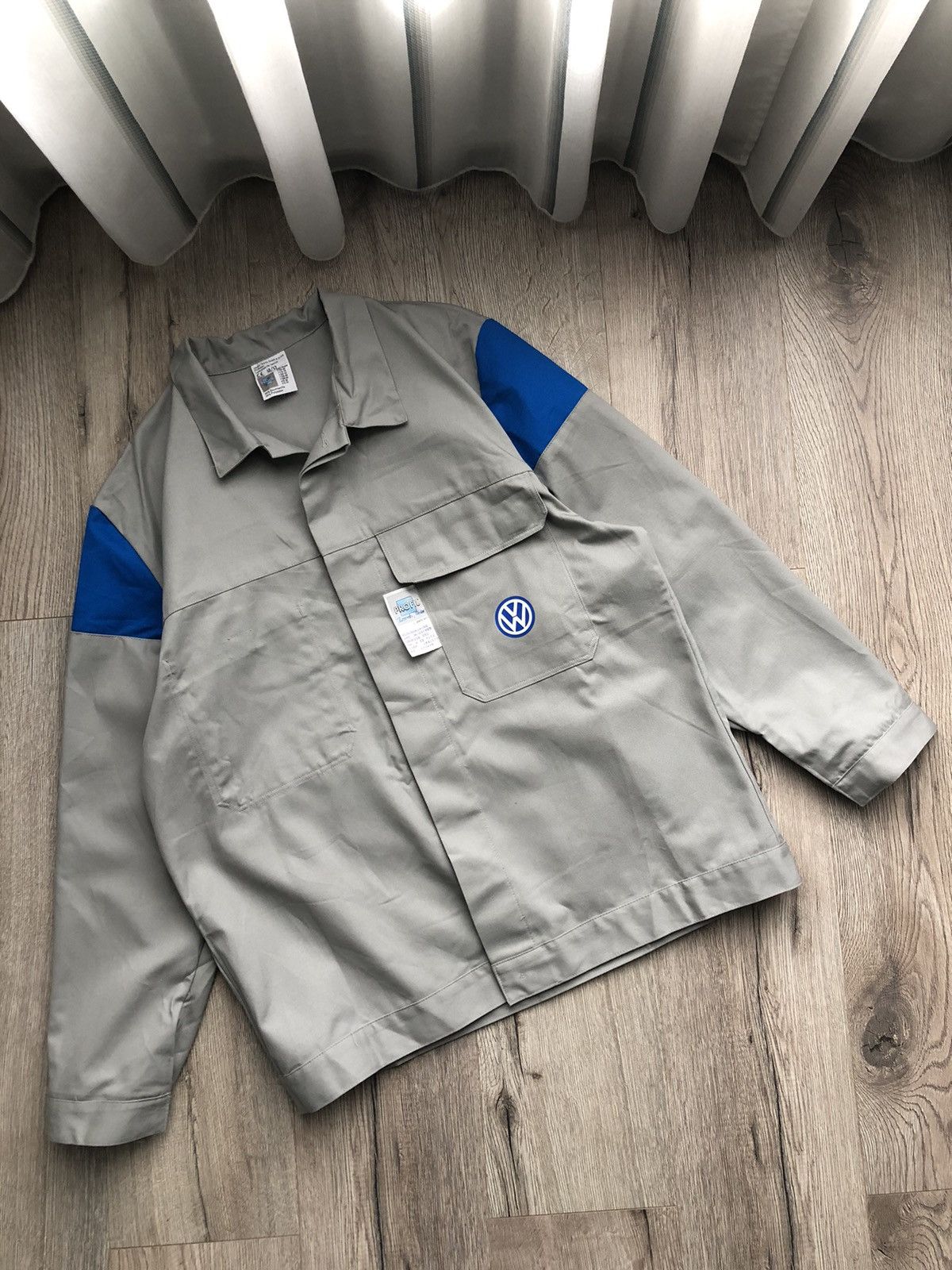 image of Formula Uno x Racing Volkswagen Service Engineer Jacket Vintage in Grey, Men's (Size Large)