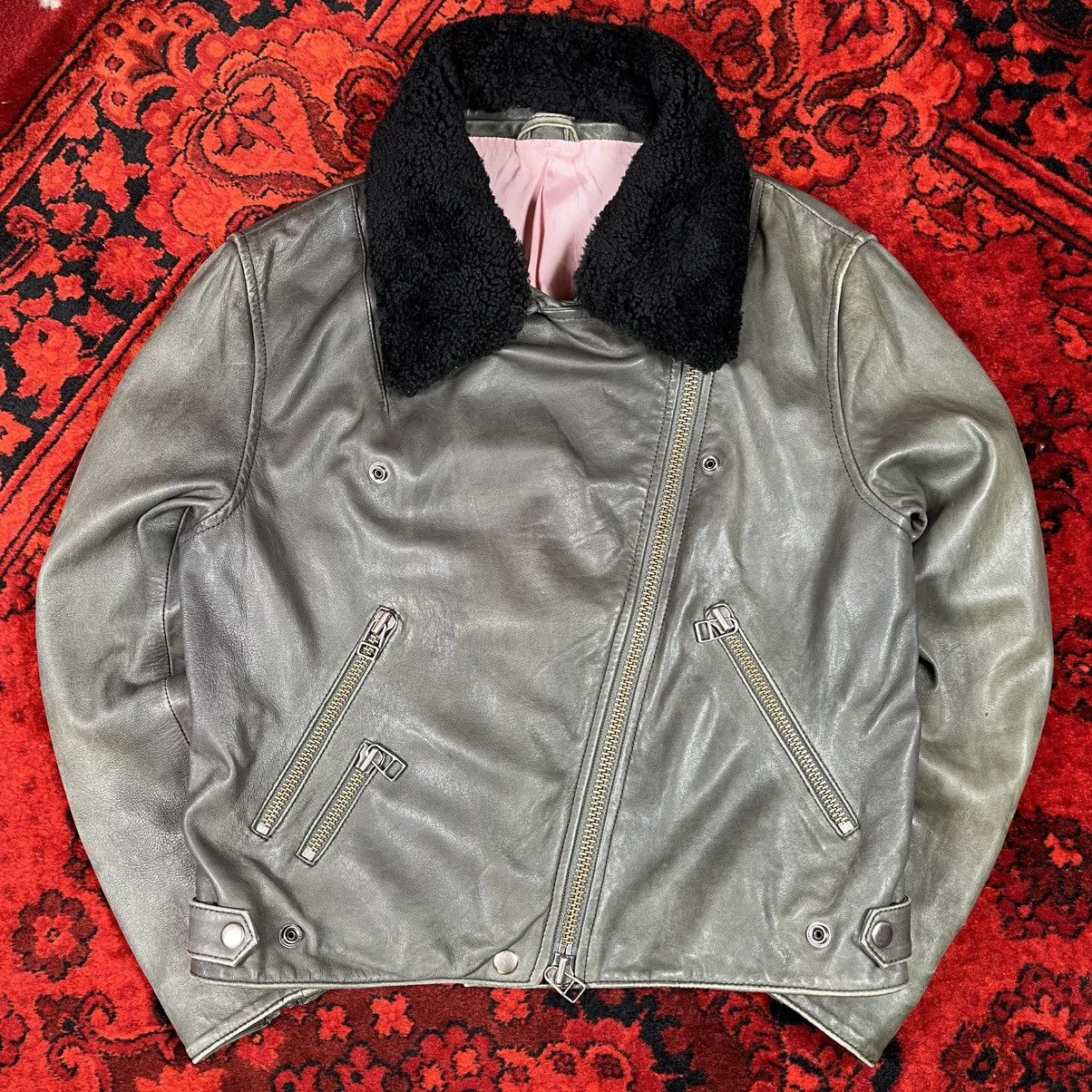 Acne Studios Acne Studios Rita Aviator leather jacket with fur collar Size M / US 6-8 / IT 42-44 - 3 Thumbnail