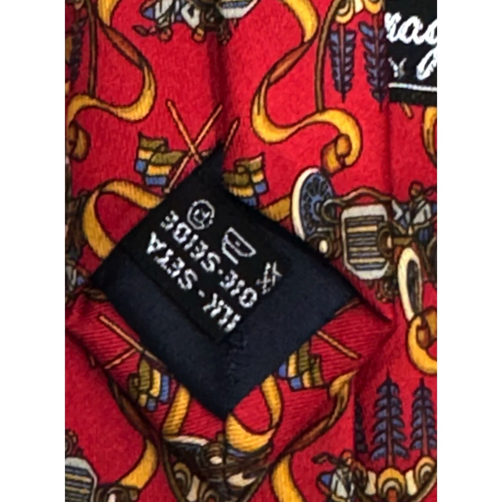 Salvatore Ferragamo Salvatore Ferragamo VTG Cars Design Silk Neck Tie Mens Ascot Multicolor Size ONE SIZE - 5 Thumbnail