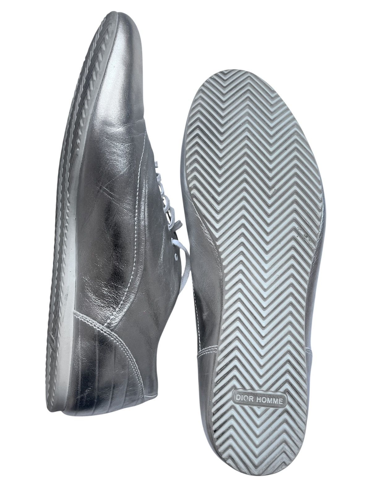 Dior Dior Homme AW07 Navigate silver ballet sneakers Hedi Slimane Size US 8 / EU 41 - 6 Thumbnail