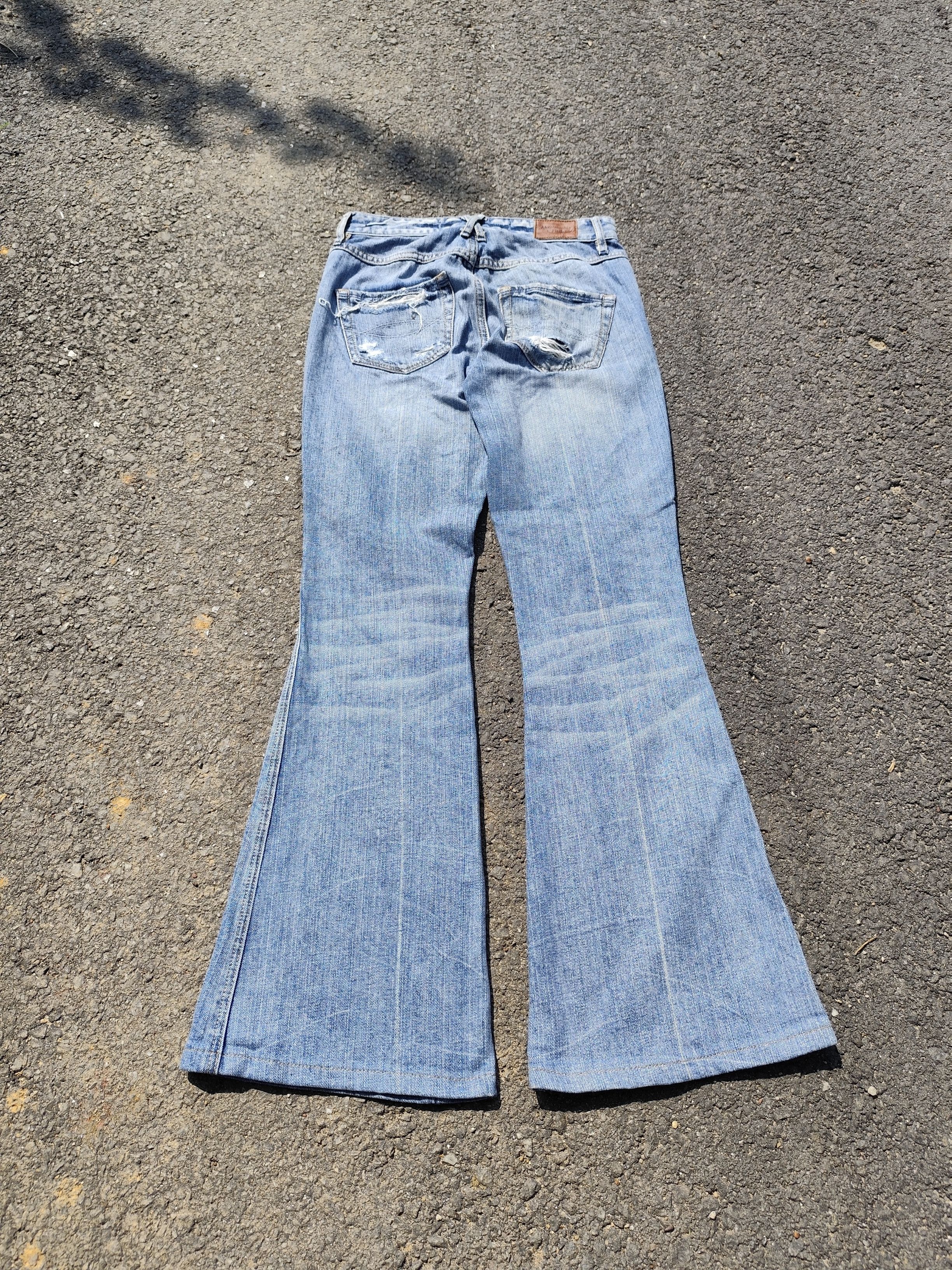 Abercrombie & Fitch vintage abercrombie&fitch Flare Denim B_J/1124/5 Size 24" / US 00 / IT 34 - 9 Thumbnail