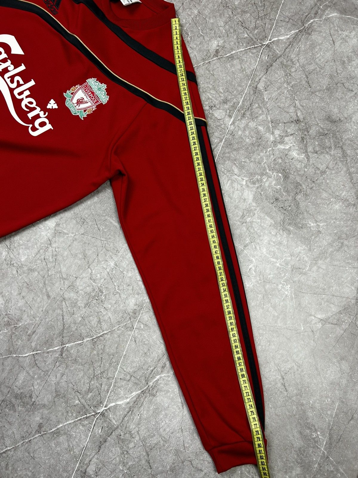 Adidas Vintage Adidas Liverpool Football Sweatshirt Soccer Red Size US L / EU 52-54 / 3 - 17 Thumbnail