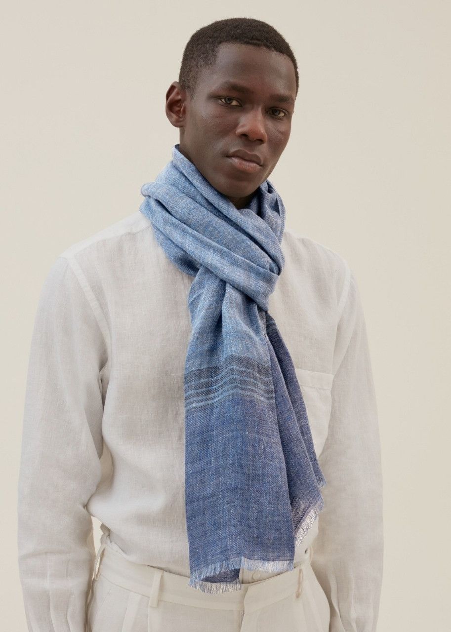 Loro Piana o1srvl11e0624 Size: OS FAL6393 Large Scarf Marina Size ONE SIZE - 1 Thumbnail