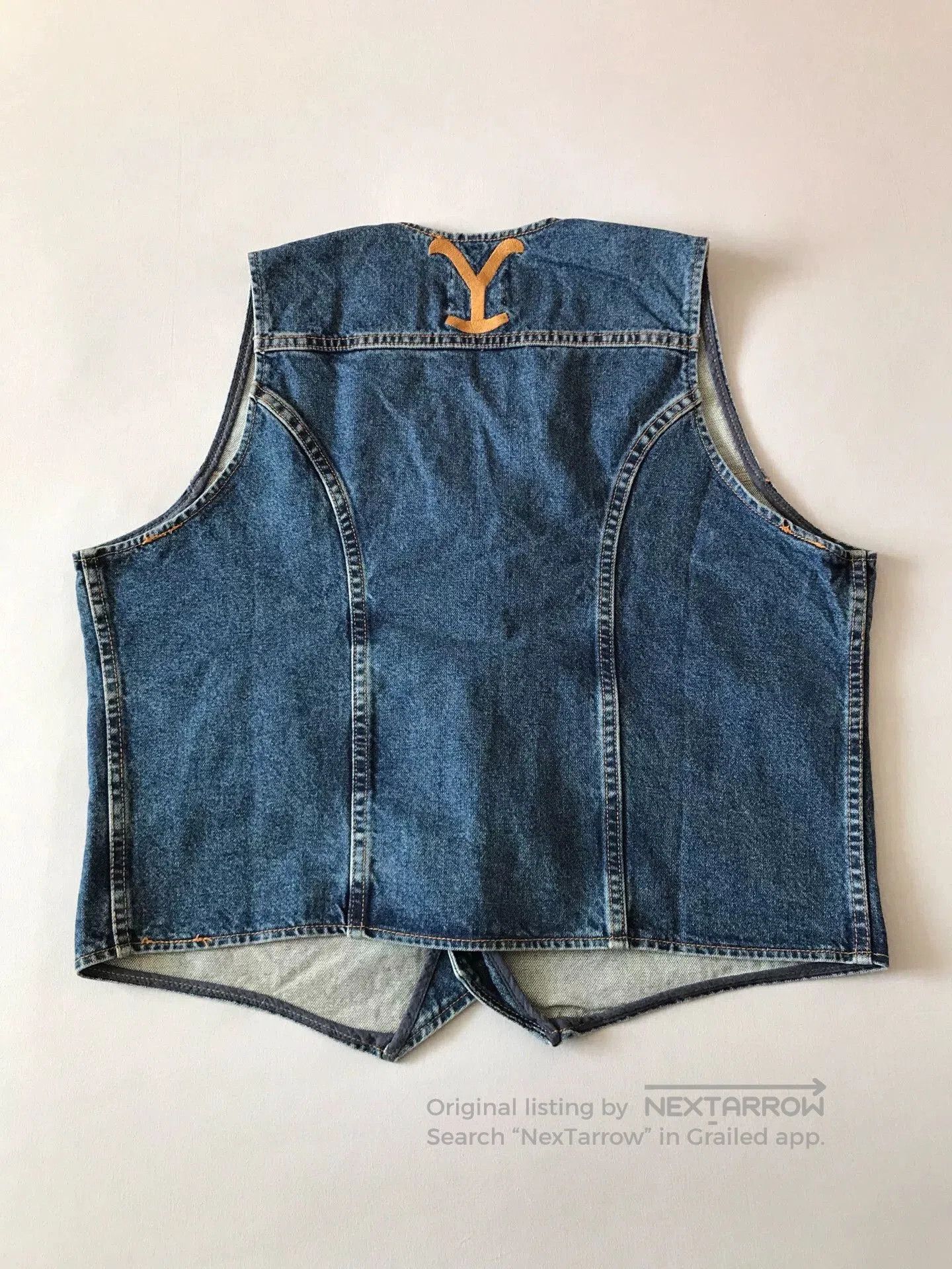 Wrangler Wrangler x Yellowstone Western Denim Vest. Size US XL / EU 56 / 4 - 2 Thumbnail