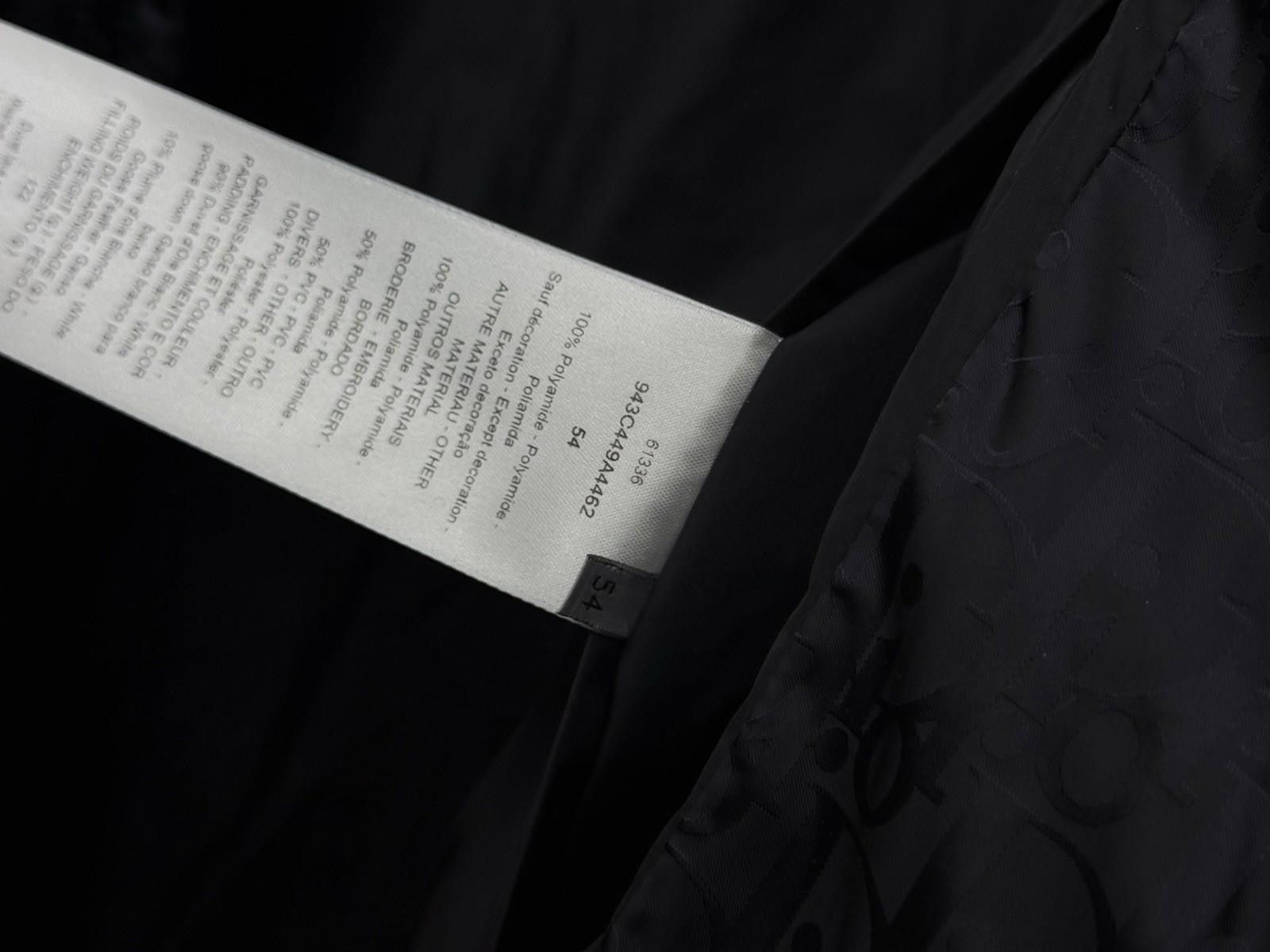 Dior Dior Mens Oblique Down Puffer Jacket - Black Size 54 Size US L / EU 52-54 / 3 - 12 Thumbnail