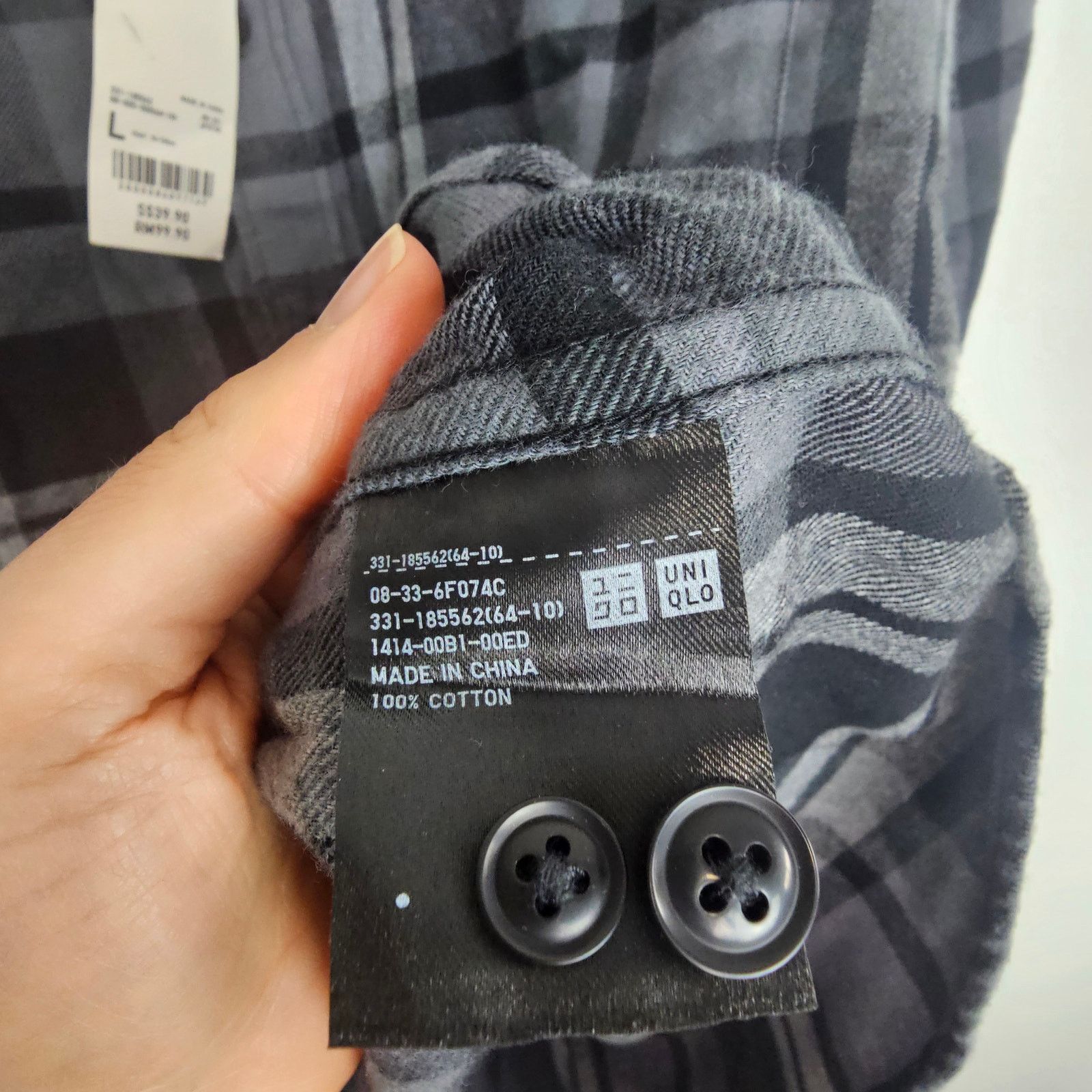 Uniqlo Uniqlo Womens Plaid Flannel Shirt L Gorpcore Casual Grunge Size L / US 10 / IT 46 - 8 Thumbnail