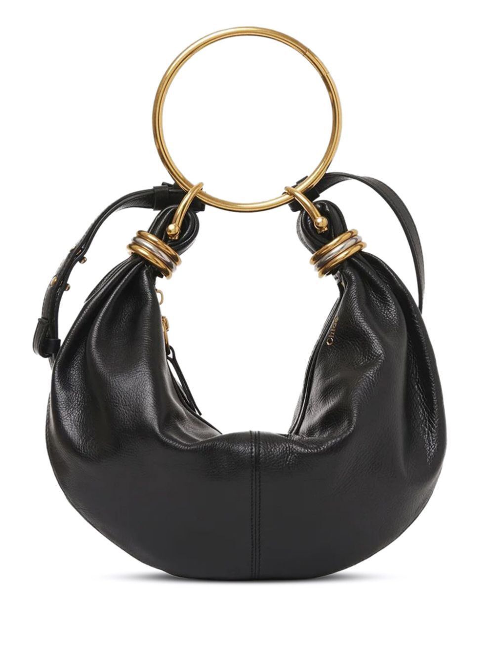 Chloe SMALL BRACELET HOBO BAG IN GRAINED LEATHER Size ONE SIZE - 1 Thumbnail
