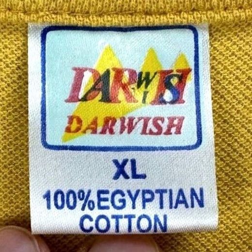 Vintage VINTAGE Darwish Polo Shirt Men XL 100% Egyptian Cotton Yellow Embroidered Rugby Shirt Polo Short Sleeve Mens XL Size US XL / EU 56 / 4 - 4 Thumbnail