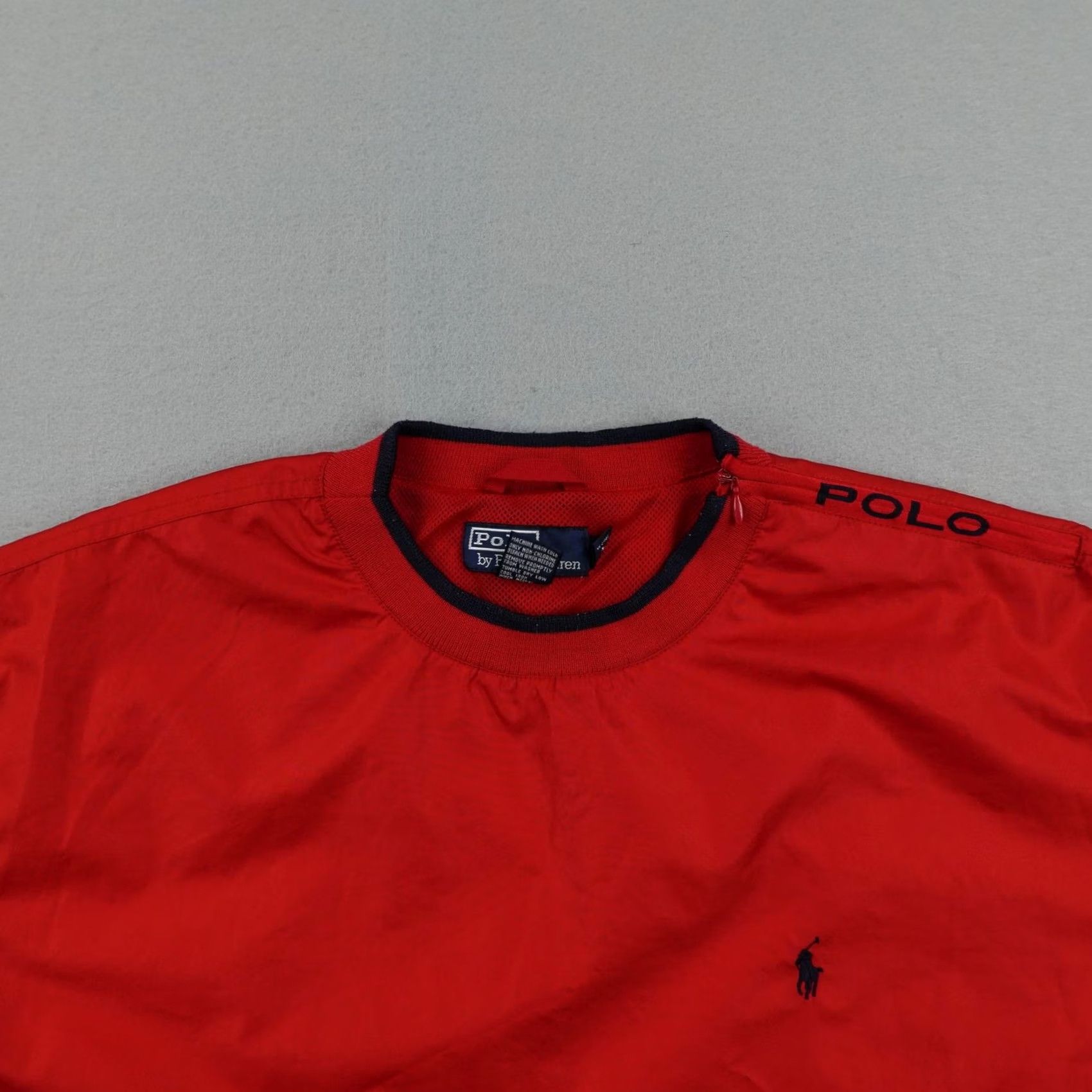 Polo Ralph Lauren VINTAGE Polo Ralph Lauren Jacket Mens L Red Windbreaker Pullover Pony 90s Size US L / EU 52-54 / 3 - 2 Thumbnail