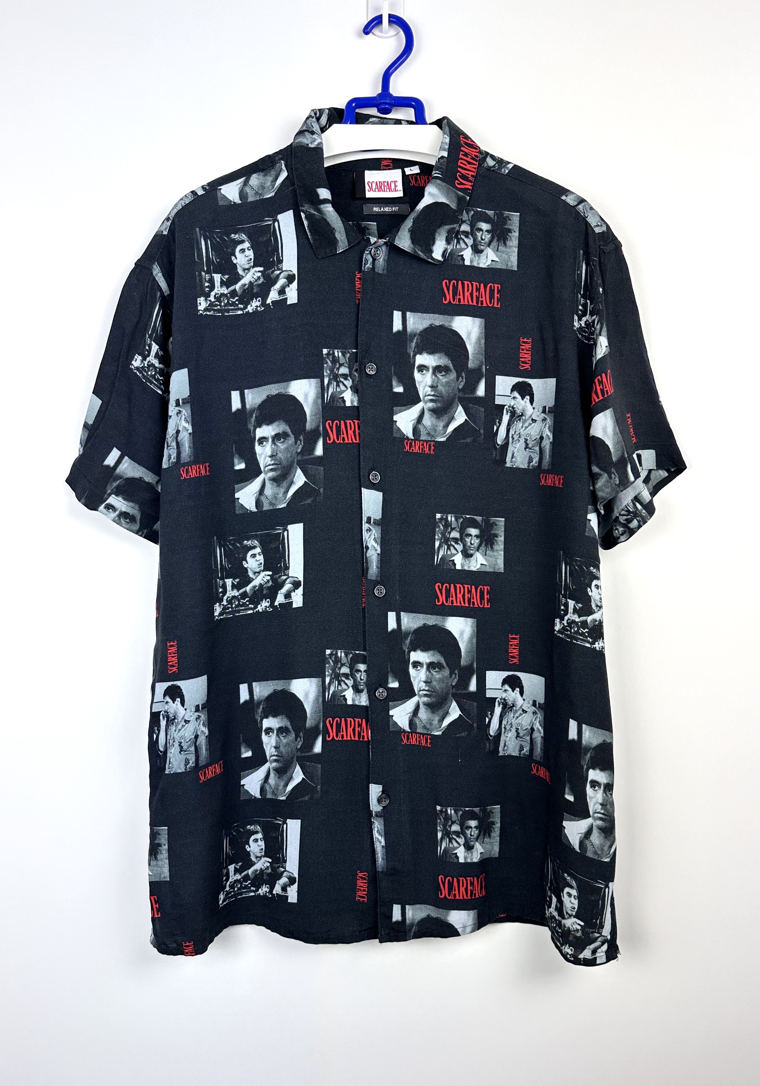 Vintage Scarface Hawaiian Retro Vintage Shirt Size US L / EU 52-54 / 3 - 1 Thumbnail