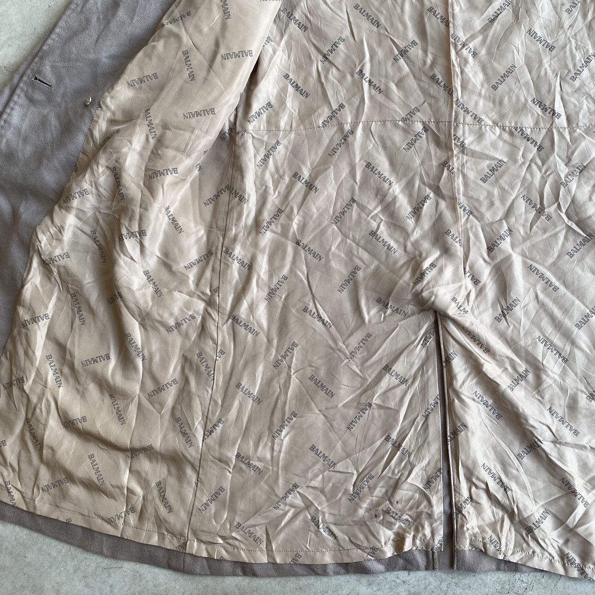 Balmain × Designer Balmain Paris Cashmere Trench Coat Size US M / EU 48-50 / 2 - 17 Thumbnail