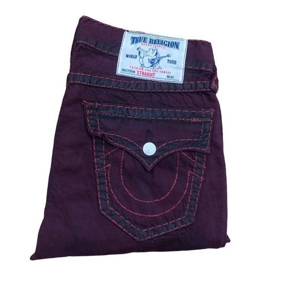 True Religion True Religion Jeans Size 32 STRAIGHT Red Size US 32 / EU 48 - 3 Thumbnail